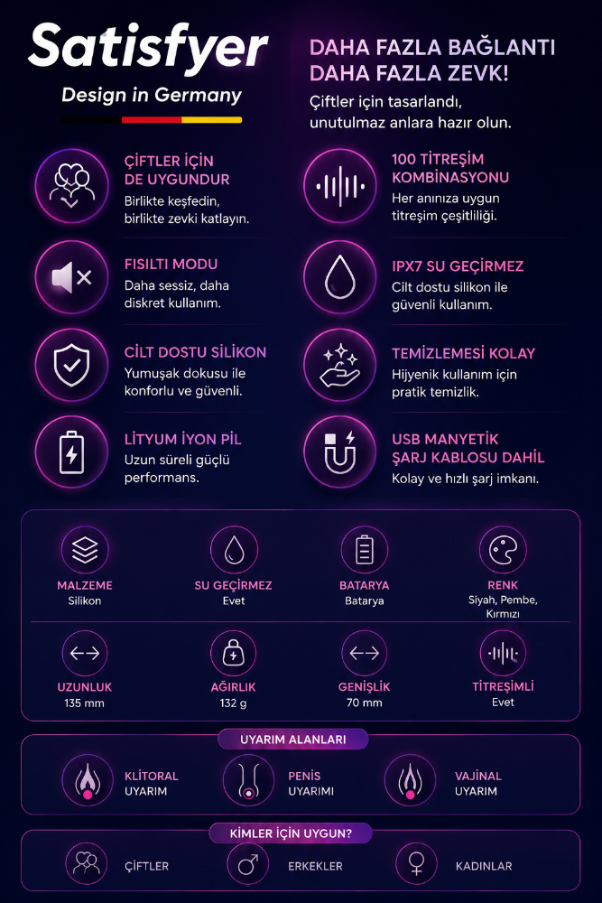 Satisfyer Endless Joy Çiftlere Özel Multi Vibratör