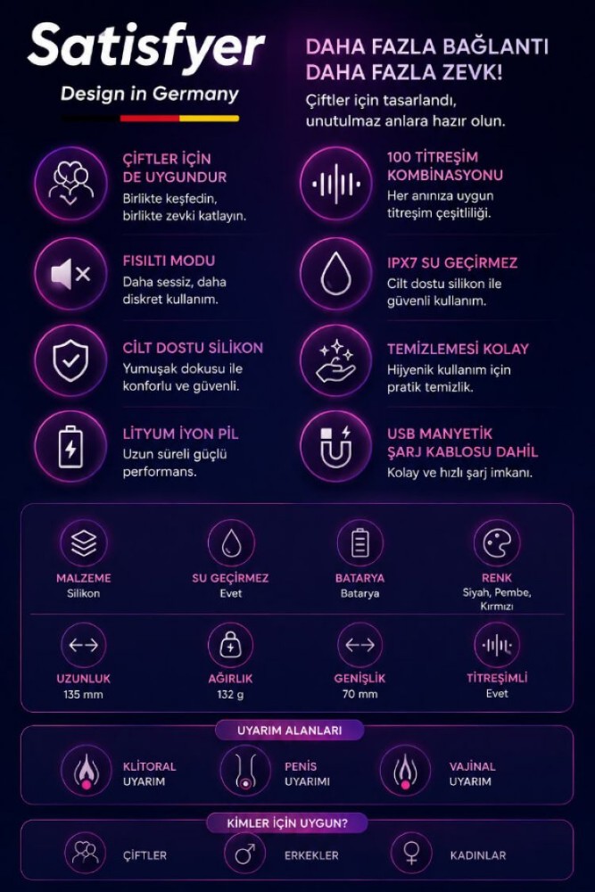 Satisfyer Endless Joy Çiftlere Özel  Multi Vibratör