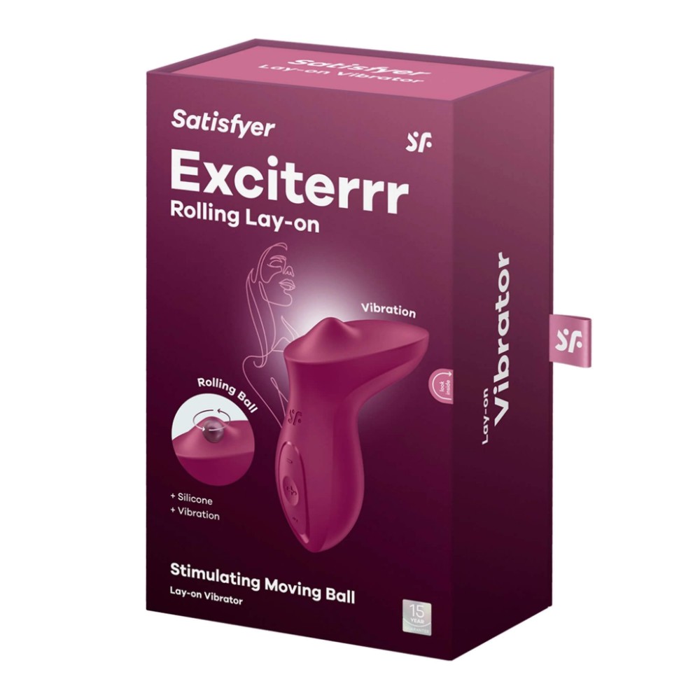 Satisfyer Exciterrr Rolling Lay-on Vibrator Beryy