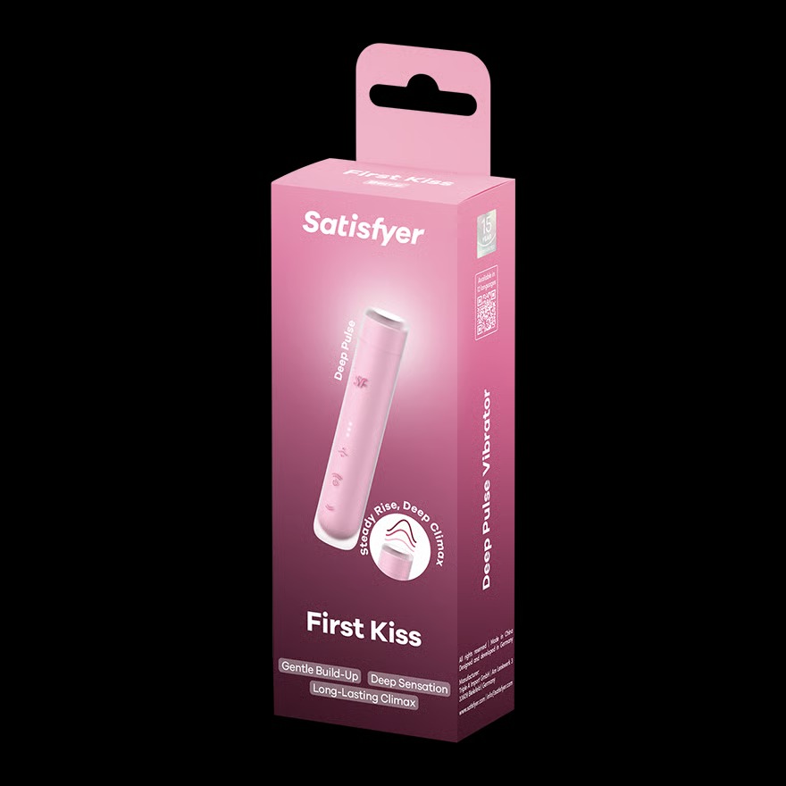 Satisfyer First Kiss USB Şarjlı Su Geçirmez Hava Dalgası Masaj Cihazı
