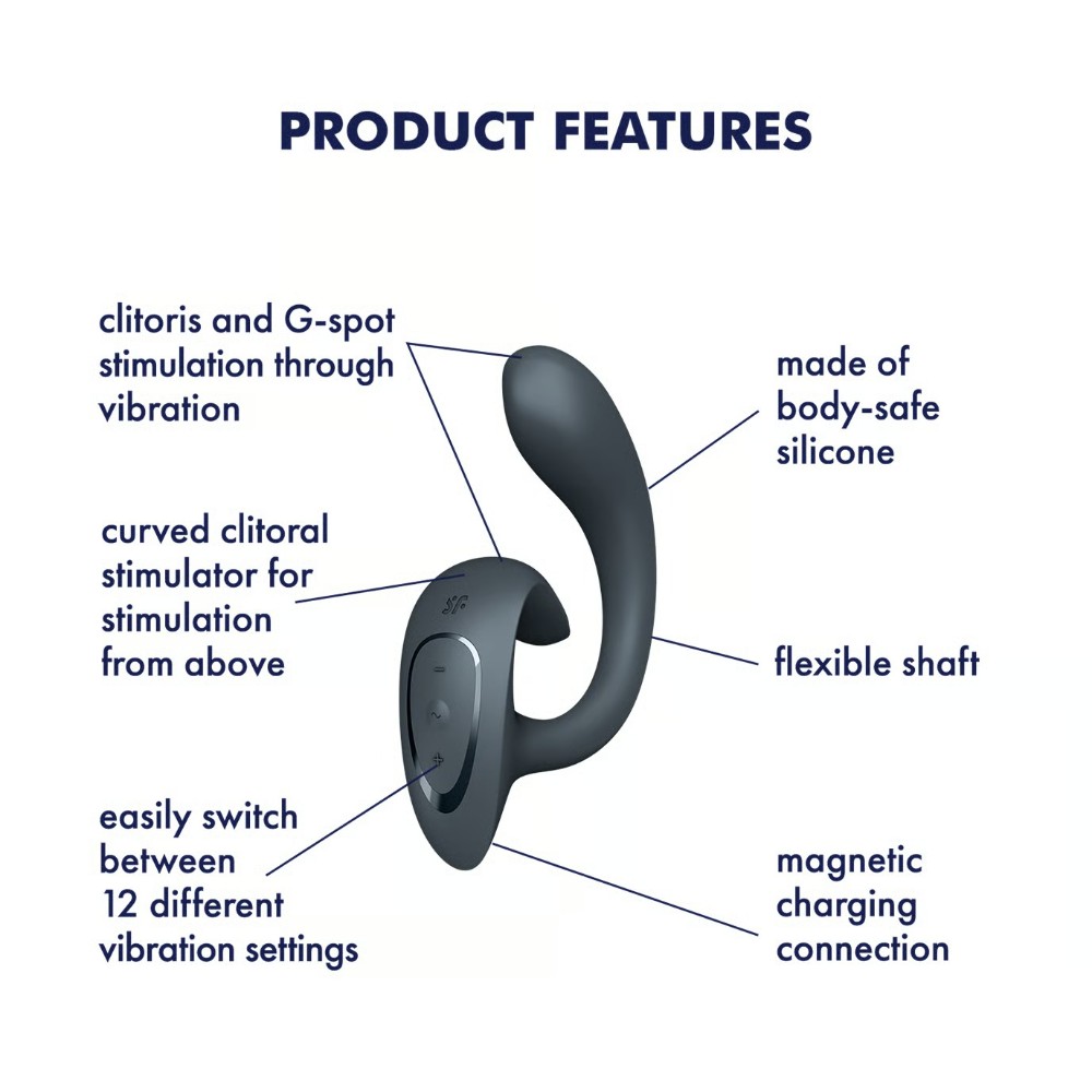 Satisfyer G for Goddess 1 Esnek Gövdeli Rabbit Titreşimli Vibratör