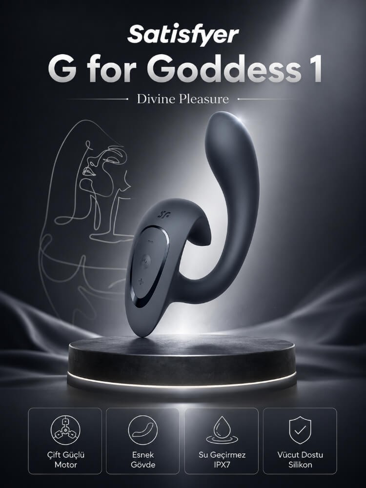 Satisfyer G for Goddess 1 Klitoris ve G Bölgesi Uyarıcı Vibratör Gri
