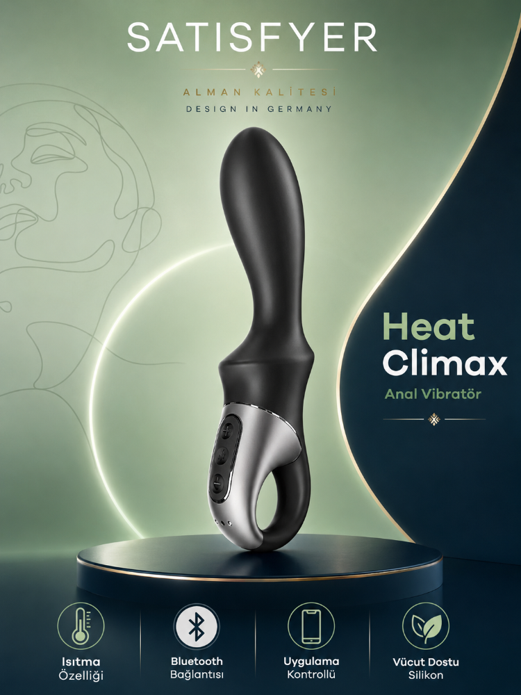 Satisfyer Heat Climax Connect App Kontrollü Isıtmalı ve Güçlü Titreşimli vibratör 