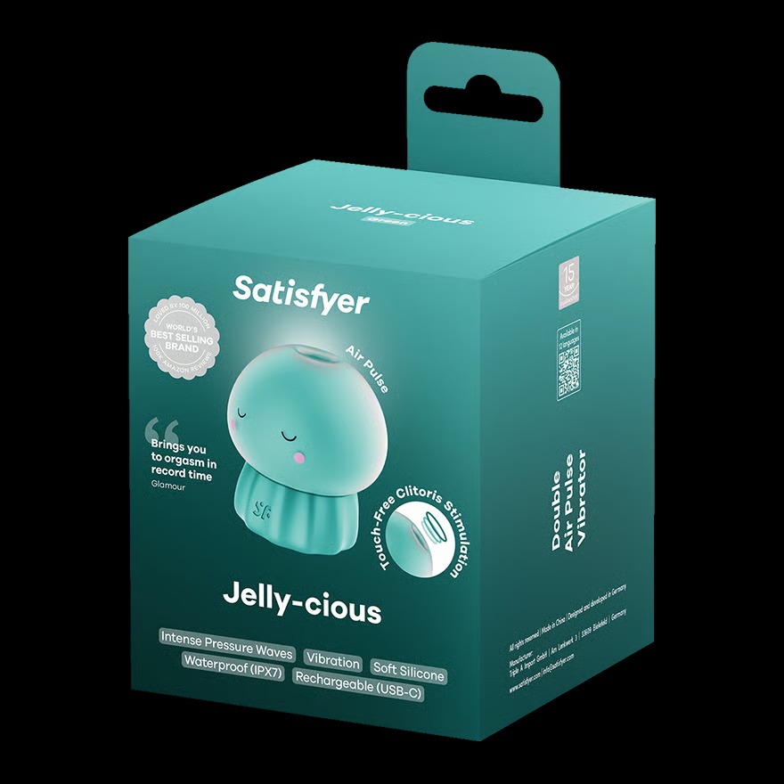 Satisfyer Jelly-cious USB-C Şarjlı Hava Dalgası ve Titreşimli Vibratör