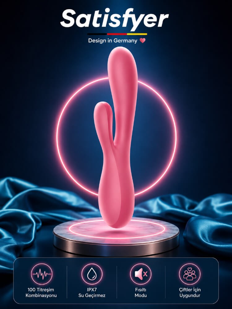 Satisfyer Mono Flex Telefon Kontrol Rabbit Vibratör