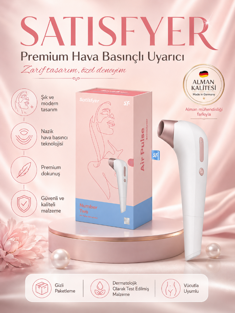 Satisfyer Number Two Next Generation Klitoral Uyarım Vibratörü