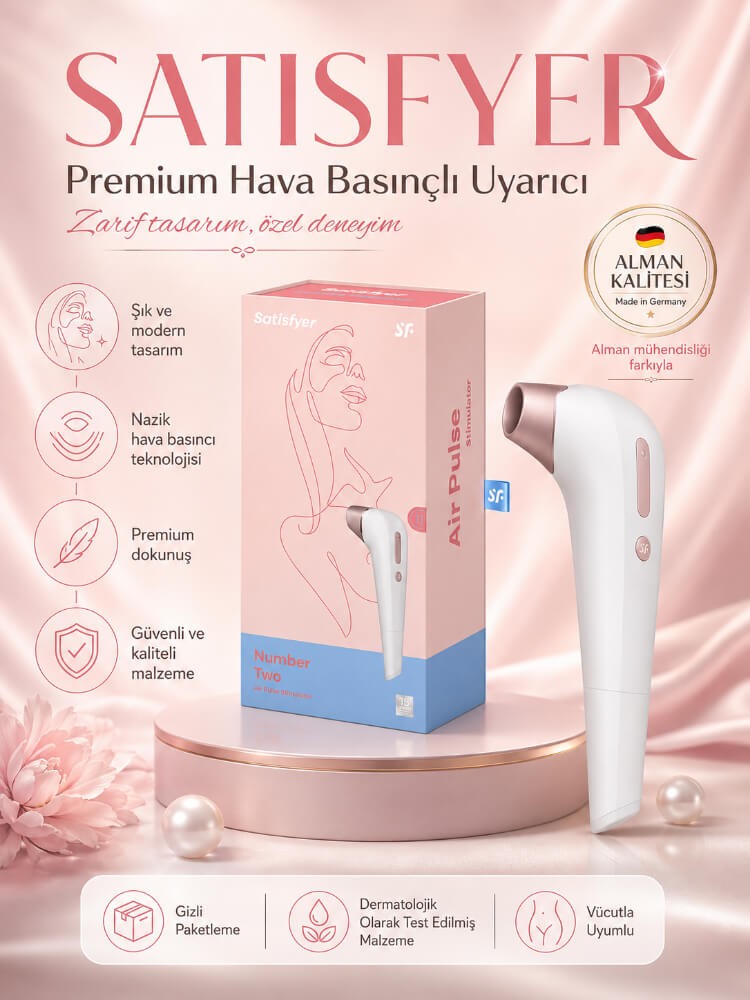 Satisfyer Number Two Next Generation Klitoral Uyarım Vibratörü