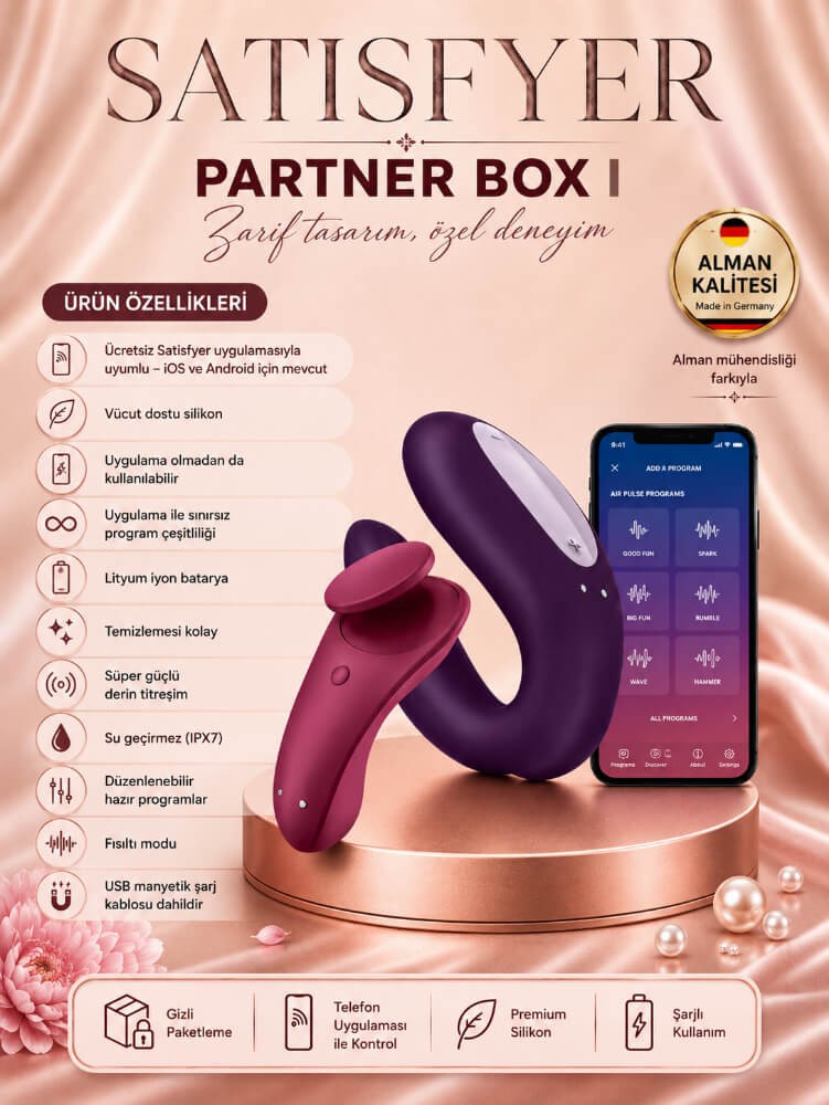 Satisfyer Partner Box 1 App Kontrollü Vibratör Seti