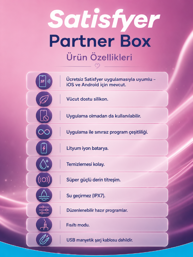 Satisfyer Partner Box 2 App Kontrollü Vibratör Seti