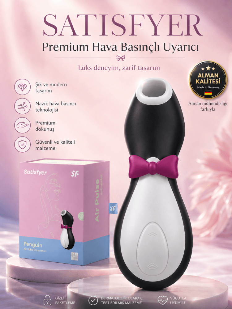 Satisfyer Pro Penguin Next Generation Emiş Yapabilen Yeni Nesil Vibratör 