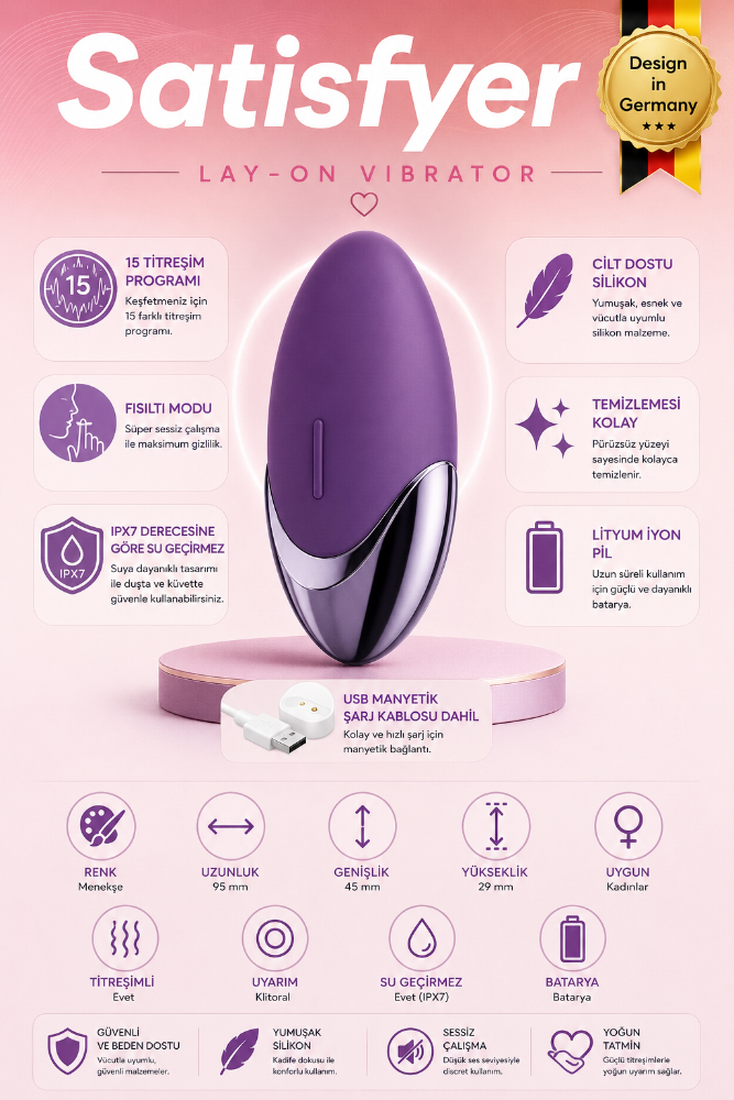 Satisfyer Purple Pleasure Mini Vibratör