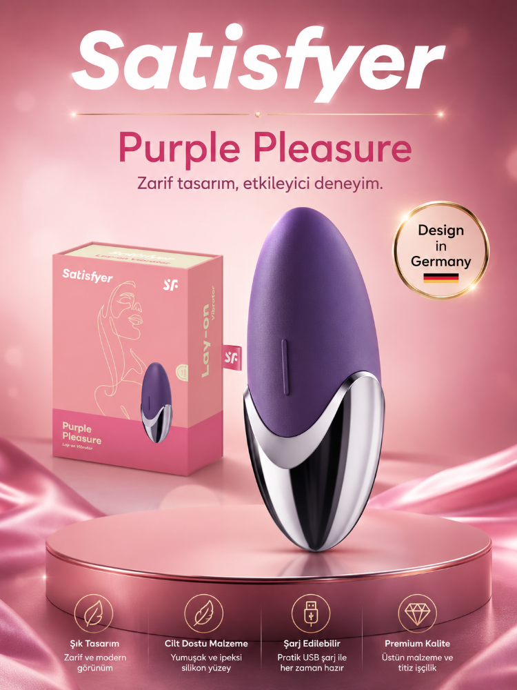Satisfyer Purple Pleasure Mini Vibratör