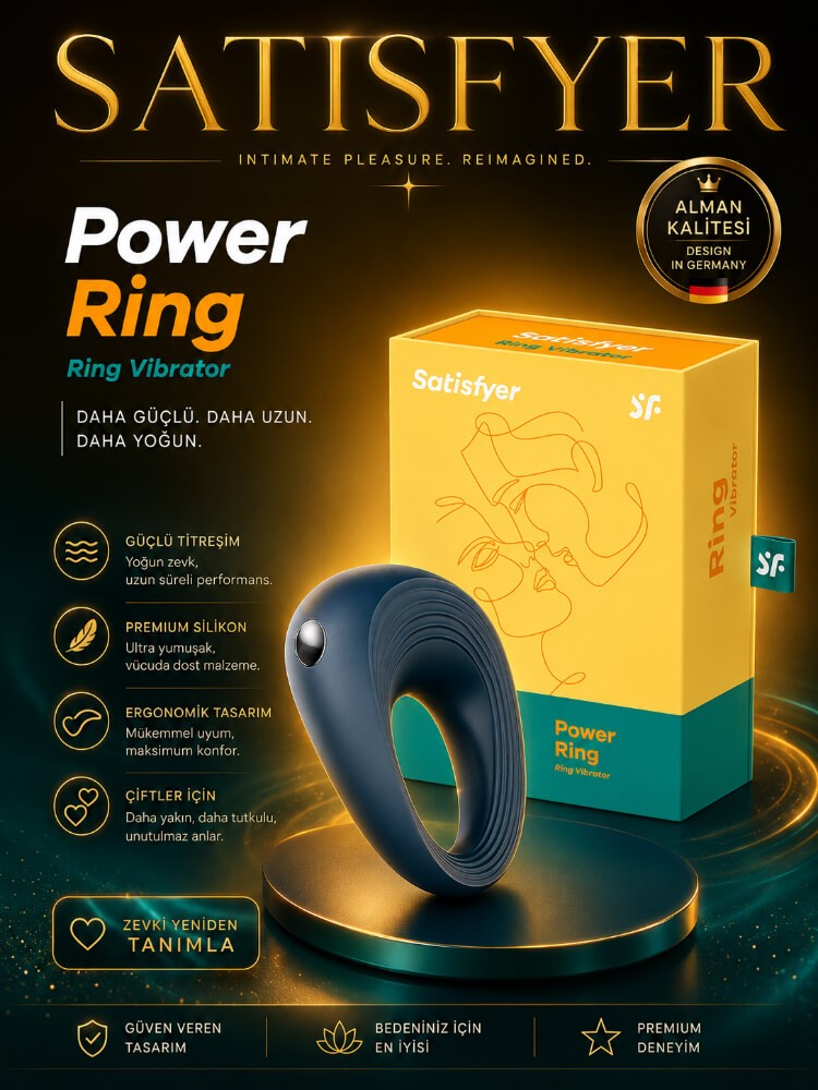 Satisfyer Ring 2 Şarjlı Penis Halkası