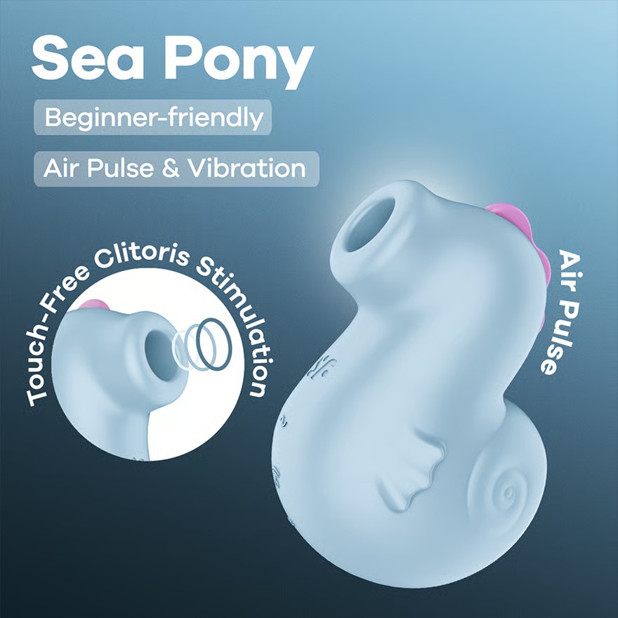 Satisfyer Sea Pony USB-C Şarjlı CihazıHava Dalgalı Klitoris Vibratör 