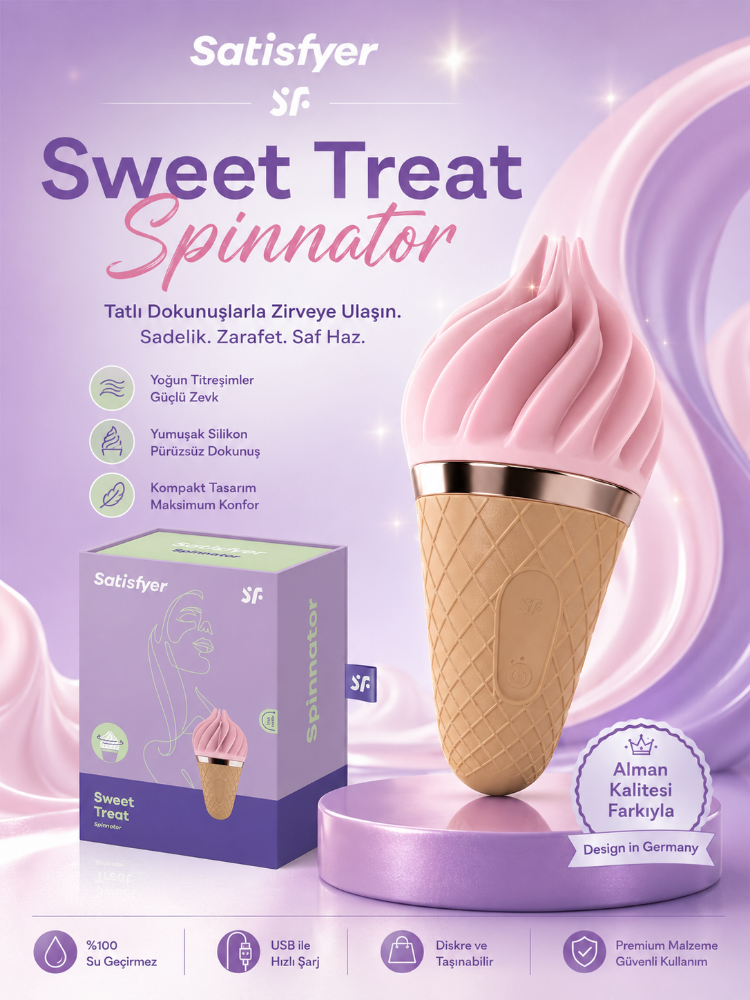 Satisfyer Sweet Treat Dönebilir Oral Seks Vibratörü