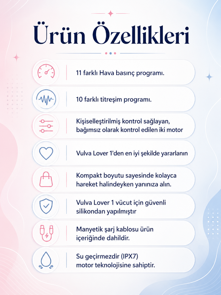 Satisfyer Vulva Lover 1 Violet 2 Motorlu Güçlü Titreşimli&Emişli Vibratör