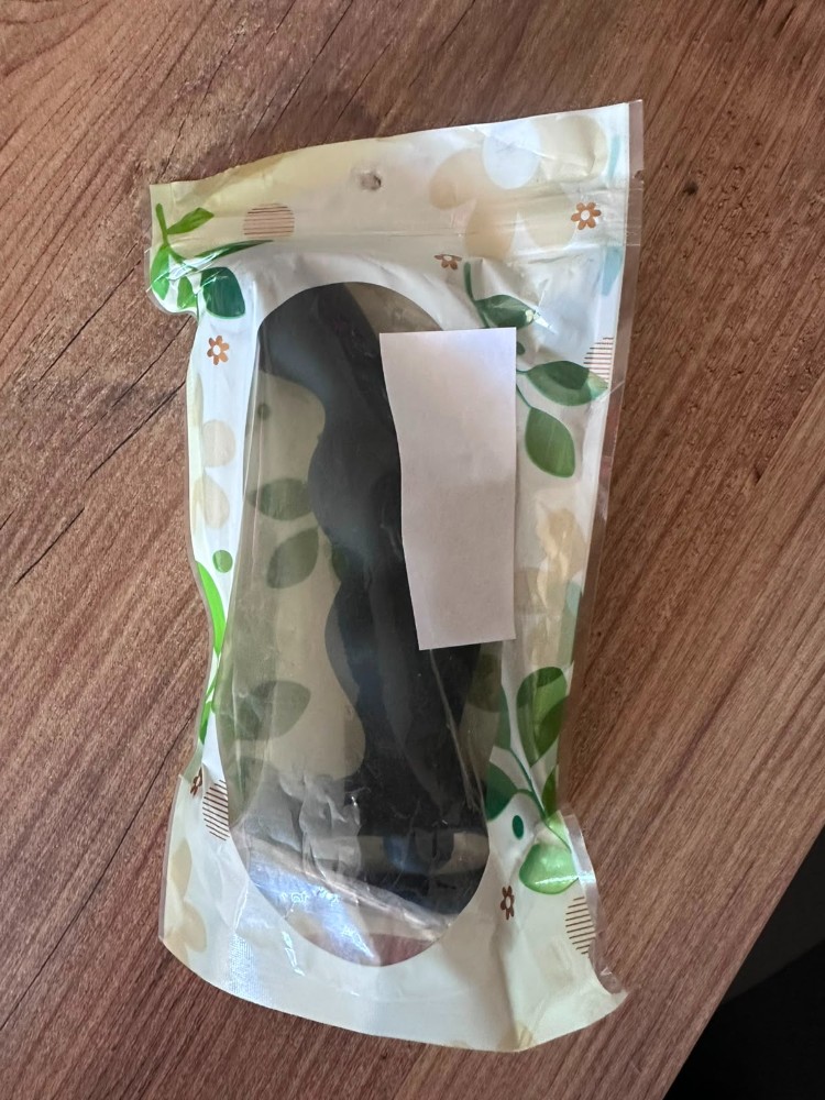 Siyah Silikon Ergonomik Anal Plug ve Prostat Masaj Vibratör