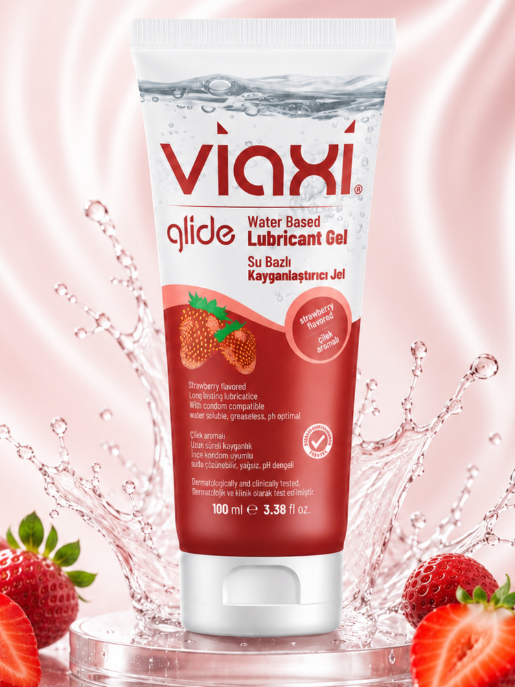 Viaxi Glide 100 ML Çilek Aromalı Jel 