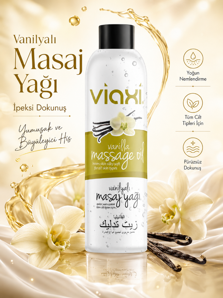 Viaxi Vanilya Aromalı 177 Ml Masaj Yağı