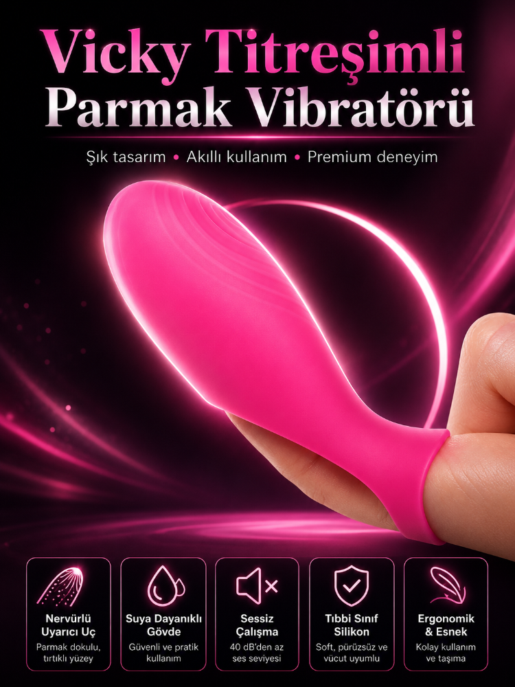 Vicky Titreşimli Parmak Vibratörü
