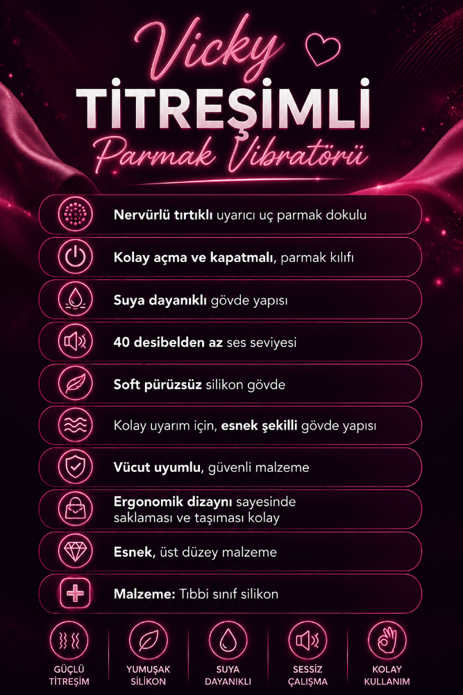 Vicky Titreşimli Parmak Vibratörü