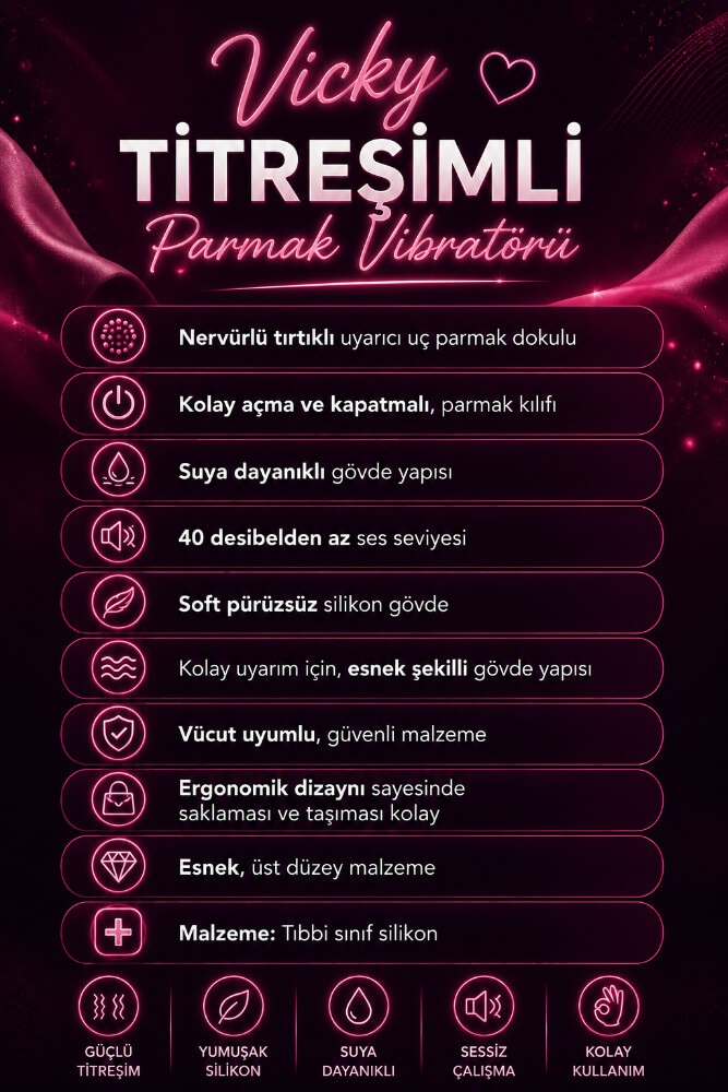 Vicky Titreşimli Parmak Vibratörü