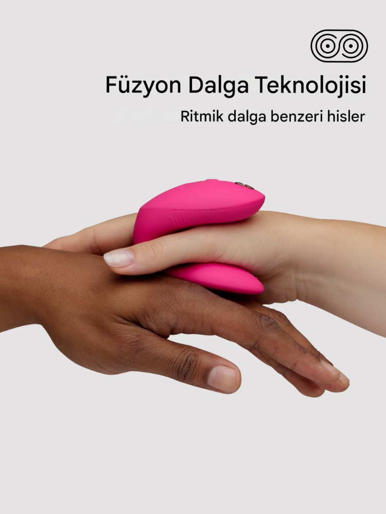 We-Vibe Chorus Pro Electric Pink Uygulama ve Uzaktan Kumandalı Çift Vibratörü