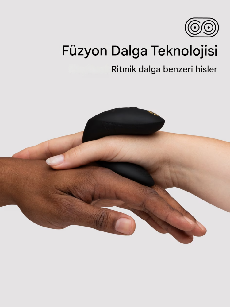We-Vibe Chorus Pro Satin Black Uygulama ve Uzaktan Kumandalı Çift Vibratörü