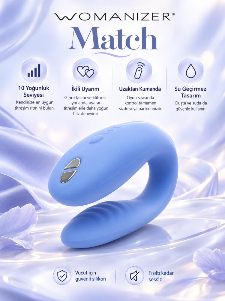 We-Vibe Match Çiftlere Özel Kumandalı Vibratör
