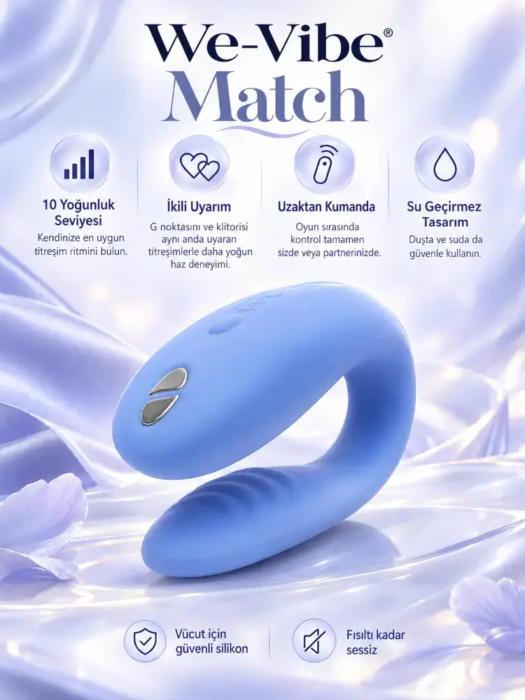We-Vibe Match Çiftlere Özel Kumandalı Vibratör
