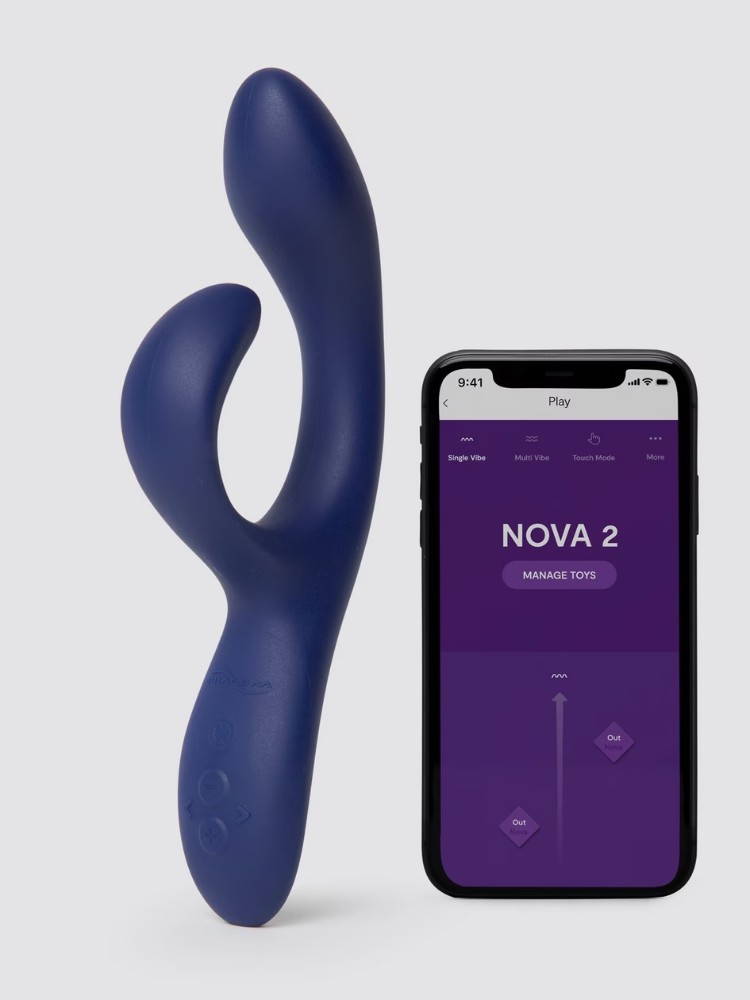We-Vibe Nova 2 Midnight Blue Telefon Kontrollü Rabbit Vibratör