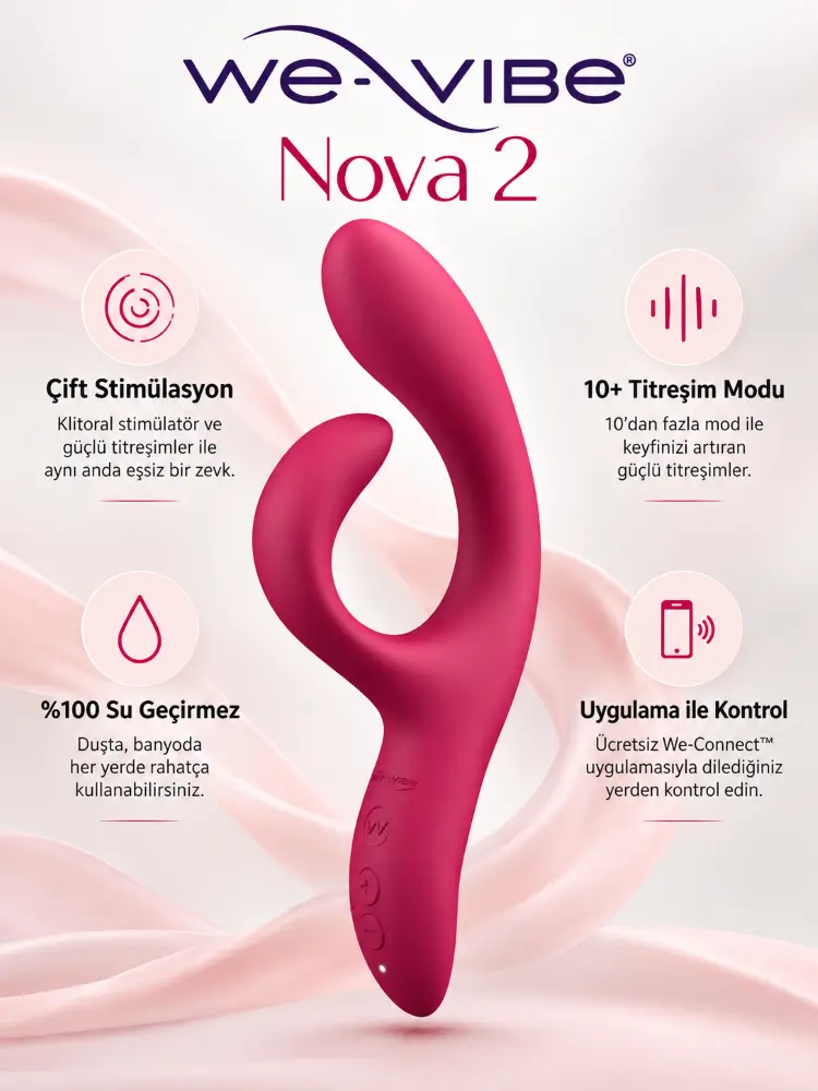 We-Vibe Nova 2 Telefon Kontrol Vibratör