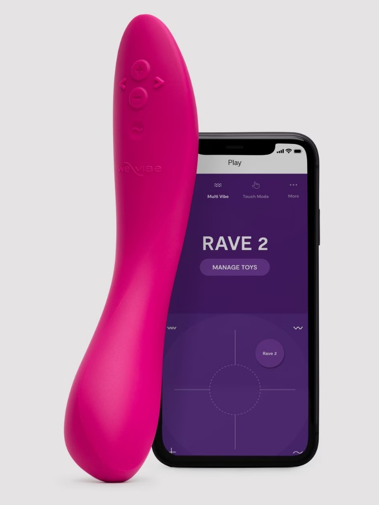 We-Vibe Rave 2 Cosmic Pink Telefon Kontrollü G-Bölgesi Uyarıcı Vibratör