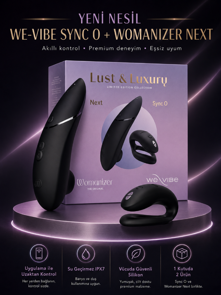 We-Vibe Sync O and Womanizer Next Vibratör Seti