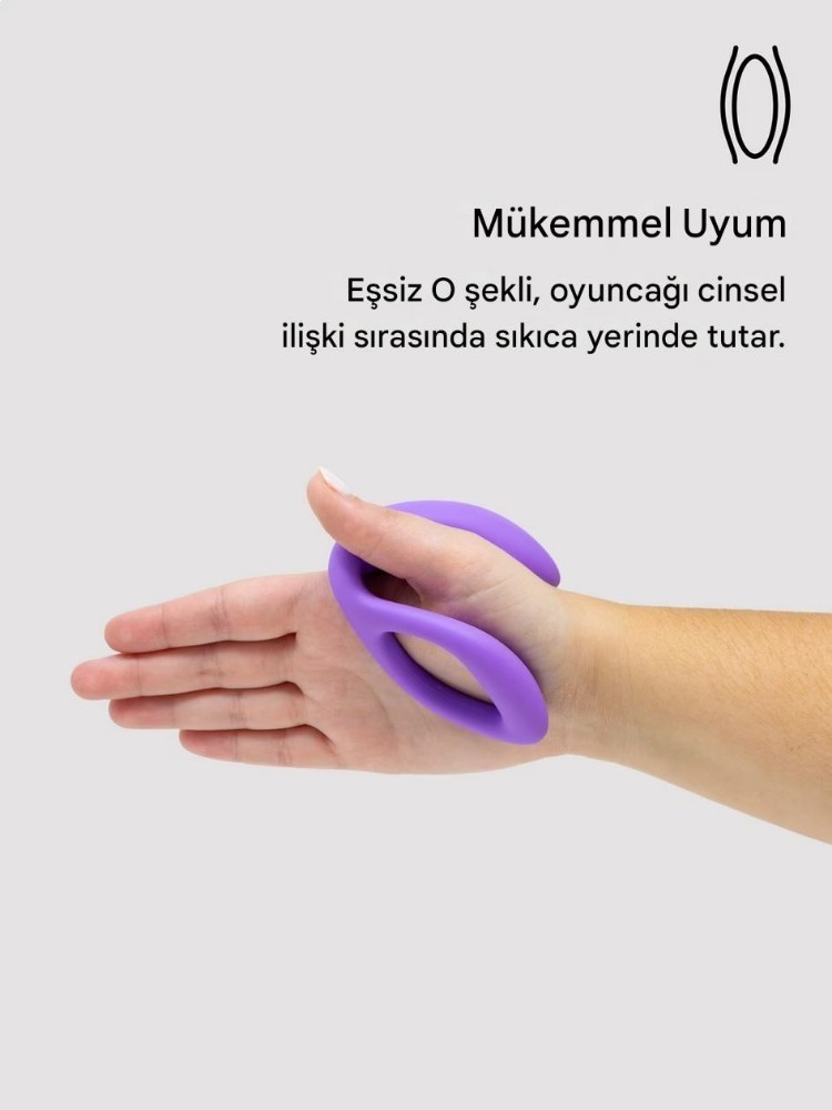 We Vibe Sync O Light Purple App Kontrollü Giyilebilir Çiftlere Özel Vibratör