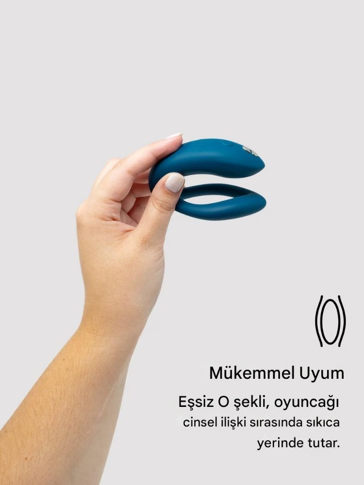 We Vibe Sync O Velvet Green App Kontrollü Giyilebilir Çiftlere Özel Vibratör