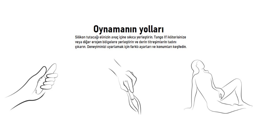 We-Vibe Tango X Midnight Blue En Güçlü Mini Vibratör