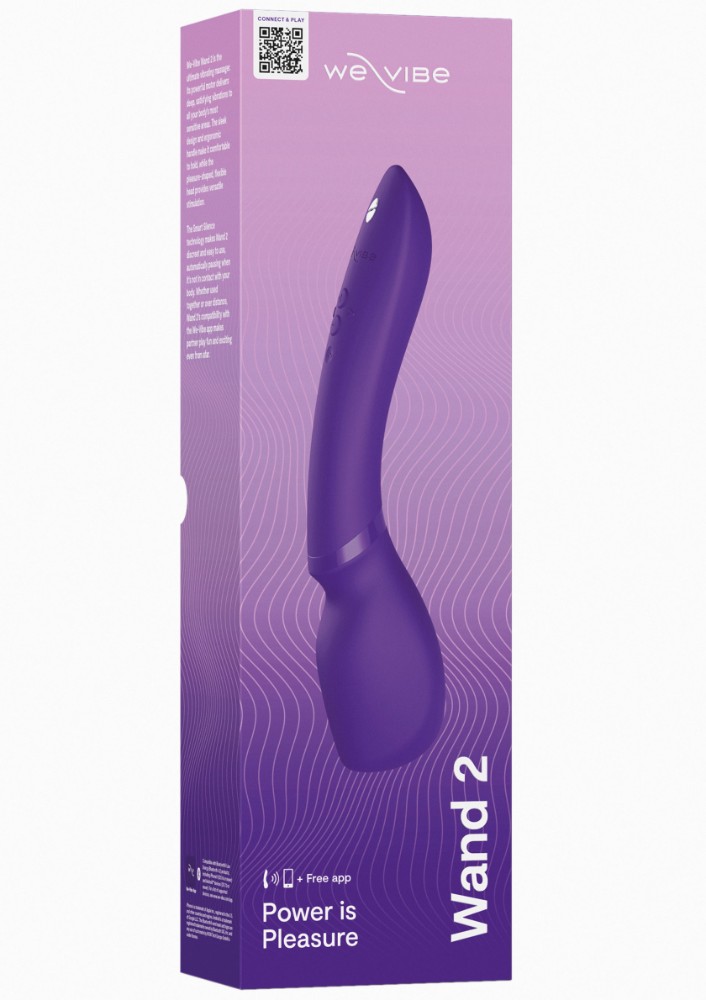 We-Vibe Wand 2 Akıllı Telefon Kontrol Ultra Güçlü Masaj Vibratör