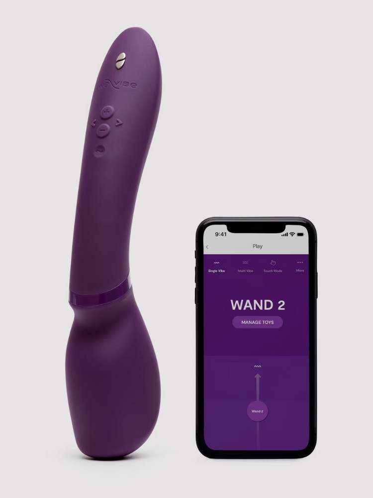 We-Vibe Wand 2 Akıllı Telefon Kontrol Ultra Güçlü Masaj Vibratör