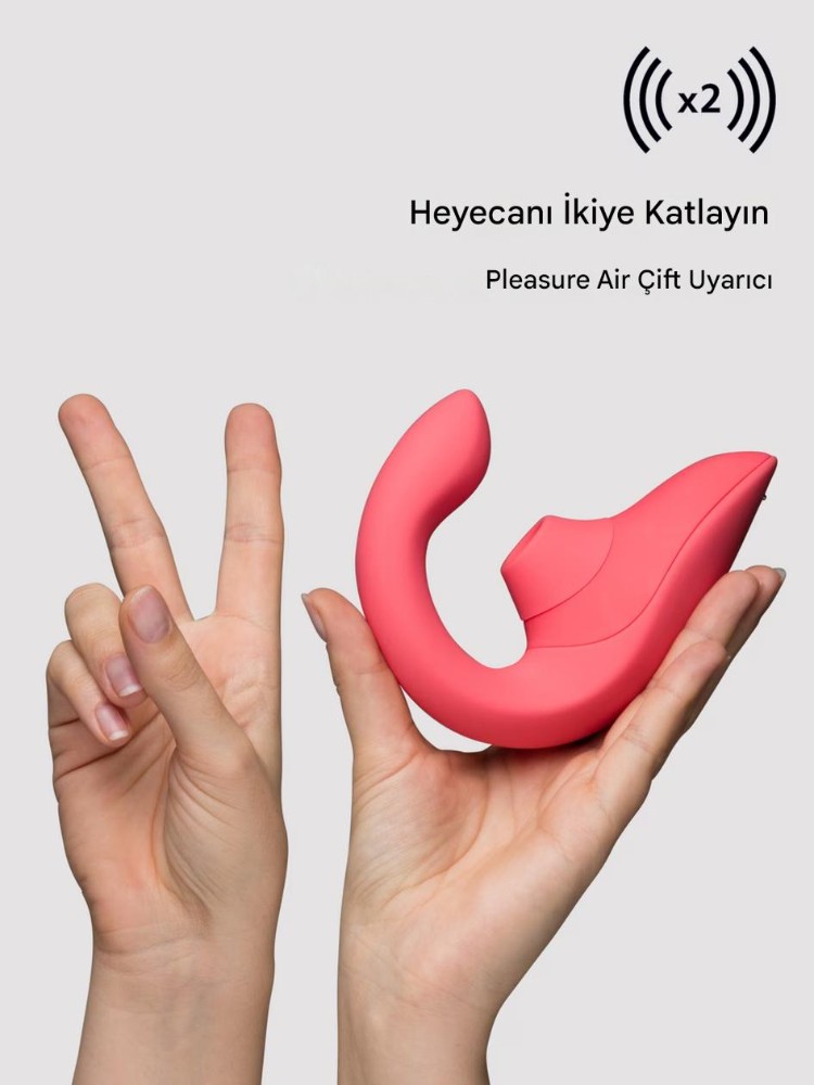 Womanizer Blend Rose Air Pleasure G-Noktası ve Klitoral Rabbit Vibratör ​