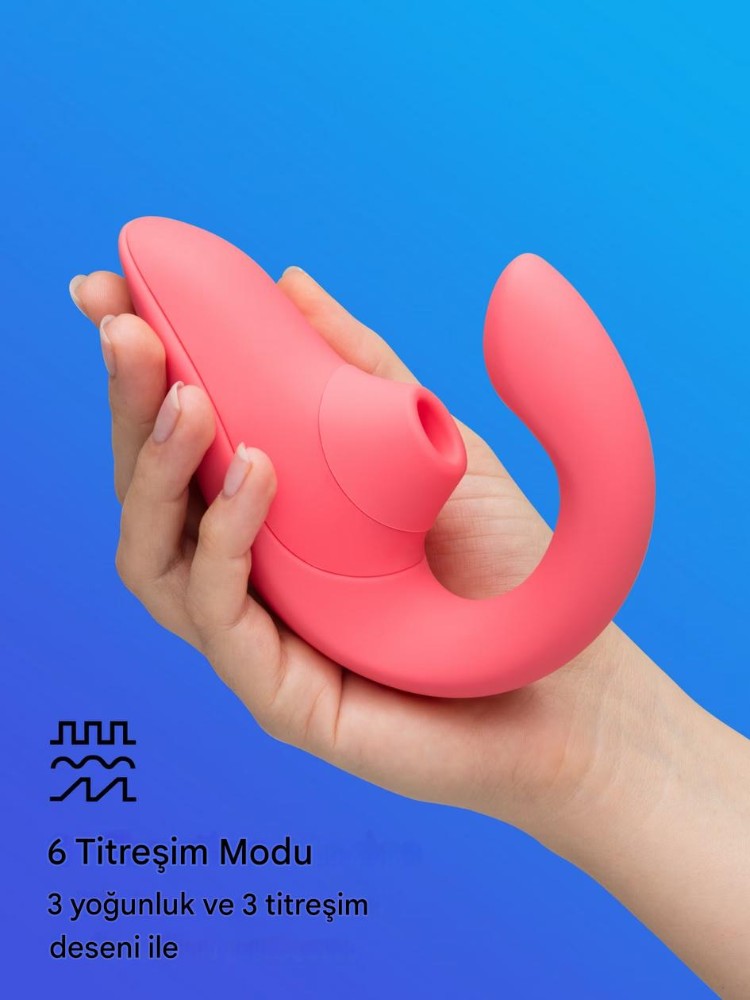 Womanizer Blend Rose Air Pleasure G-Noktası ve Klitoral Rabbit Vibratör ​