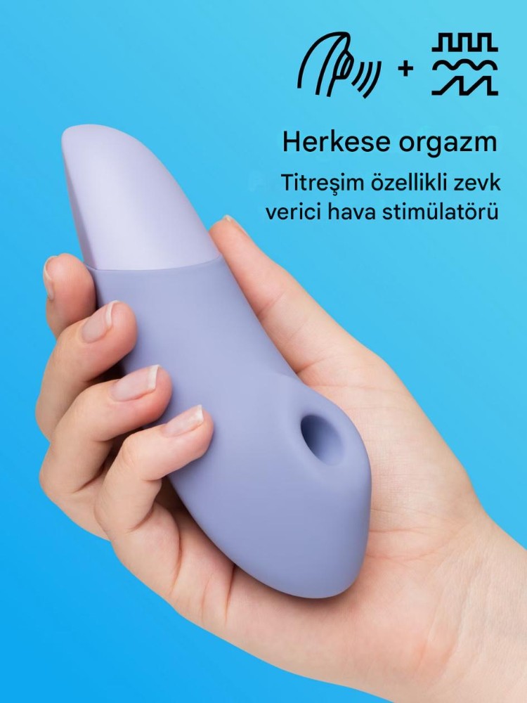 Womanizer Enhance Lilac Emiş ve Titreşimli 2 si 1 Arada Klitoris Stimülatör Vibratörü