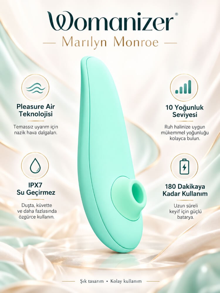 Womanizer Marılyn Monroe Classıc 2 Mint Özel Sürüm Klitoris Vibratör