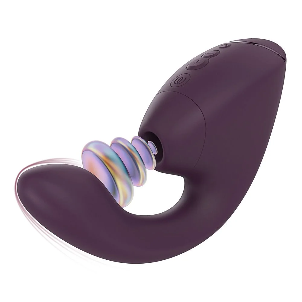Womanizer Next Duo Dark Purple 3D Pleasure Air ile Klitoral ve G Noktası Vibratörü