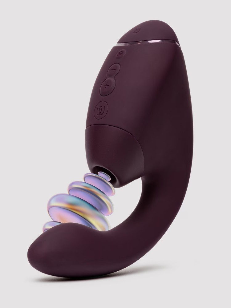 Womanizer Next Duo Dark Purple 3D Pleasure Air ile Klitoral ve G Noktası Vibratörü