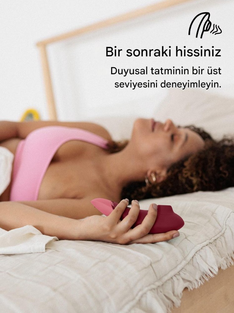 Womanizer Next Sensual Kırmızı Klitoral Smilasyon Vibratörü
