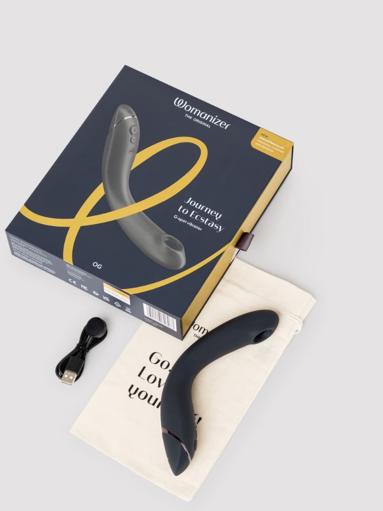 Womanizer OG Dark Gray Titreşimli&Klitoris Emici Lüks Vibratör