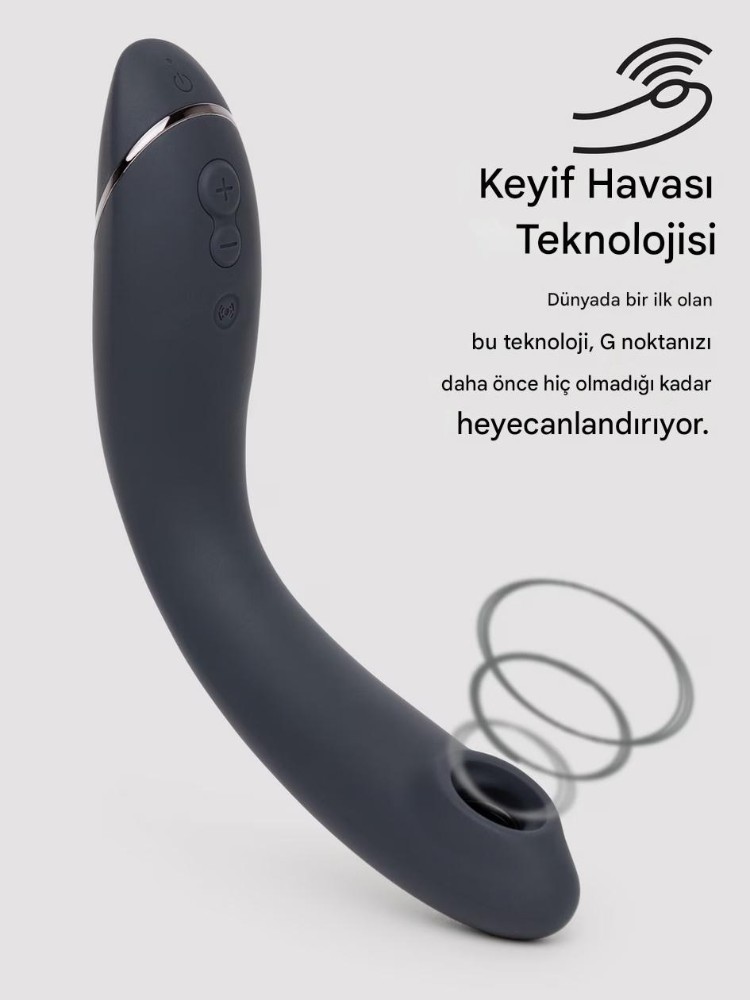 Womanizer OG Dark Gray Titreşimli&Klitoris Emici Lüks Vibratör