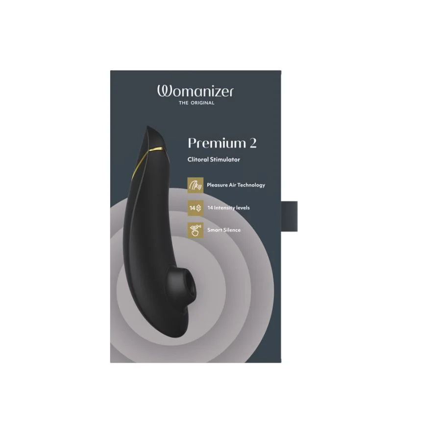 Womanizer Premium 2 Black Emiş Yapabilen Klitoris Vibratör