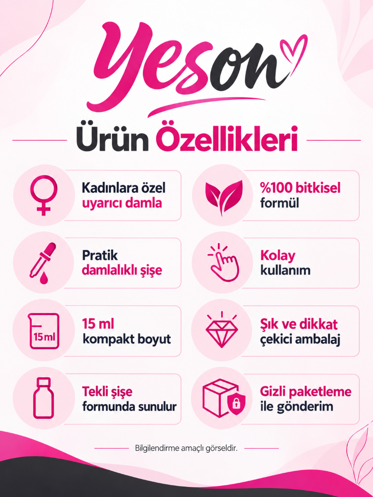 YesOn Magic Drops For Women Damla 15 ml